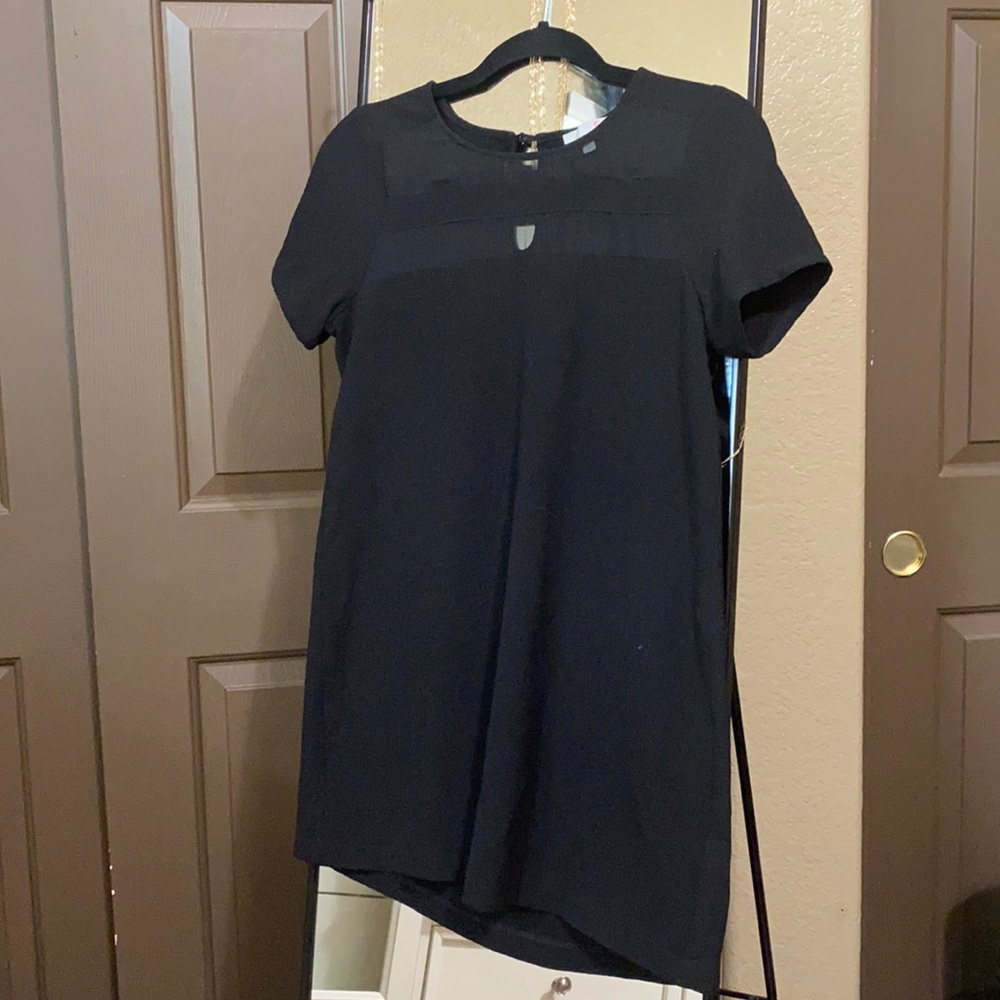 GB black dress with mesh top